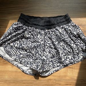 Lululemon Zebra Running Shorts